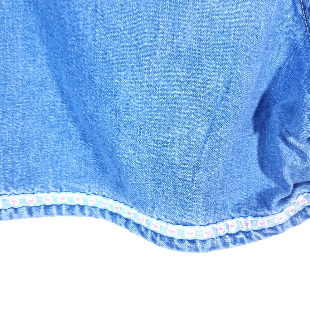 Breaker Drawstring  Jeans Short - Plus Size - Picture 6 of 7